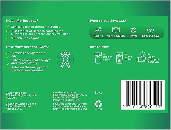 Berocca Performance Original 45 Effervescent Tablets