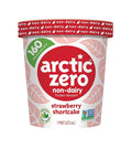Arctic Zero Non-Dairy Plant Based Frozen Dessert Pints Pack of 6 (Strawberry Shortcake) 6.0 Count