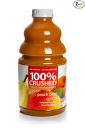 Dr. Smoothie 100% Crushed Fruit Smoothie Peach Pear Apricot 46-Ounce Bottles (Pack of 2)