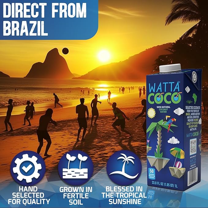 Beverages - WATTACOCO - WATTACOCO WHOLE COCONUT WATER