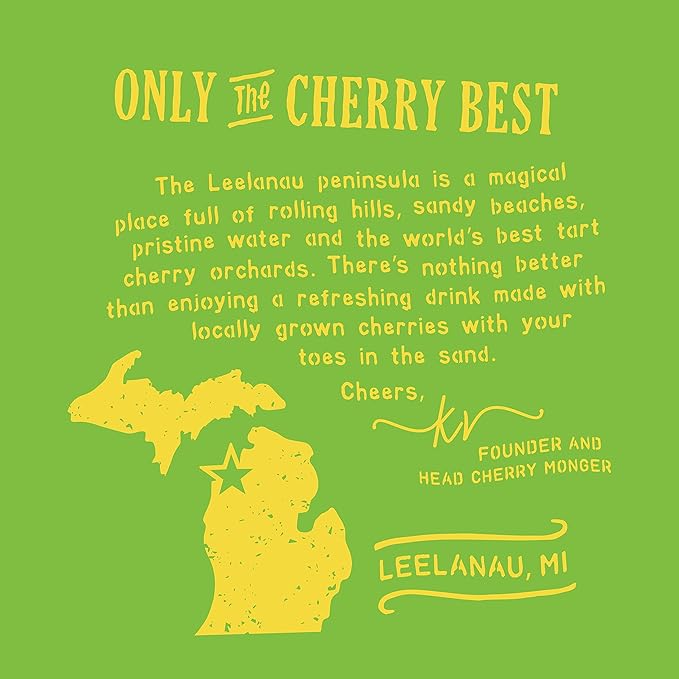 Leelanau Cherry Limeade 16 fl oz (Pack of 12)