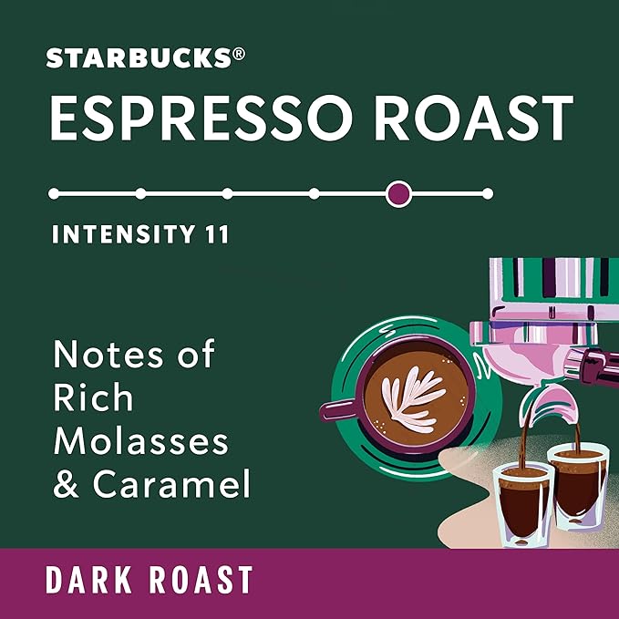 Starbucks by Nespresso Original Line Dark Roast Espresso 50-count Espresso Pods