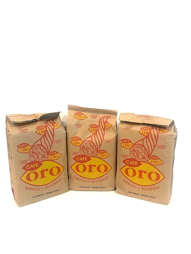 CAFE ORO /Ground Coffee 16oz (3) Honduras 100%