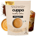 Cuppa Medium Roast Mushroom Coffee with Adaptogens &amp Superfoods - Lion’s Mane Ashwagandha &amp Cordyceps. Adaptogens + MCT to support natural energy mental focus &amp gut health (30 Servings)