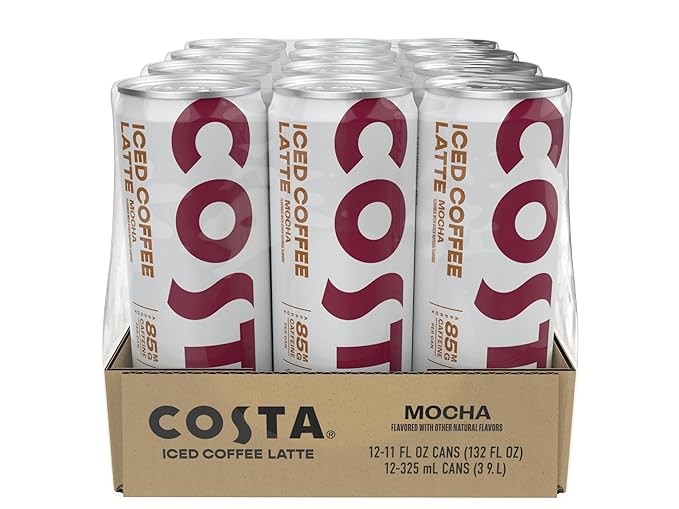 Costa Iced Coffee Latte Mocha 11oz 12pk