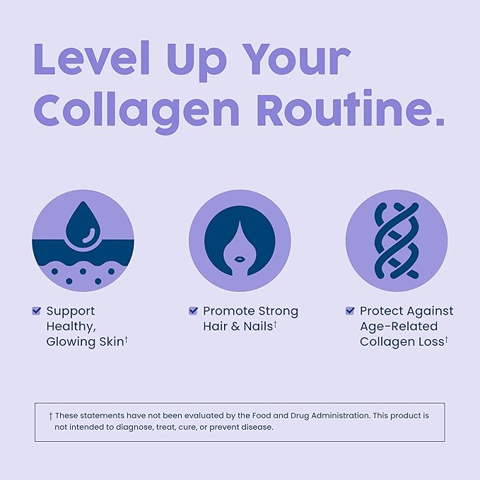 NativePath Collagen Care+ 5 Vitamin Blend with Hyaluronic Acid and Boron That Supports Collagen for Men and Women 60 Capsules (Pack of 2)