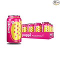 Poppi Sparkling Prebiotic Soda Beverage with Apple Cider Vinegar Seltzer Water and Fruit Juice Strawberry Lemon Flavor 12 FL Oz Pack of 12 Packaging May Vary