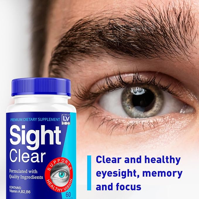 LIVORKA Sight Clear 20/20 Vision Support Supplement For Eyes - 3 Month Supply - Pack Of 3
