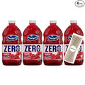 Ocean Spray Zero Sugar Cranberry Fruit Juice Drink 64 fl oz 4 Pack + 15 Sugarcane Disposable Straws by KOOL8SHOP Infinite Deals
