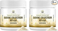 Kroppssund Bovine Colostrum Powder Supplement 3000 mg - Extra High 60% IgG Bovine Colostrum - GutBoneExerciseImmune - 50 Servings (1 Bottle)(Pack of 2)