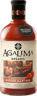 Agalima Organic Authenic Bloody Mary Drink Mix All Natural 1 Liter (33.8 Fl Oz) Glass Bottle Individually Boxed