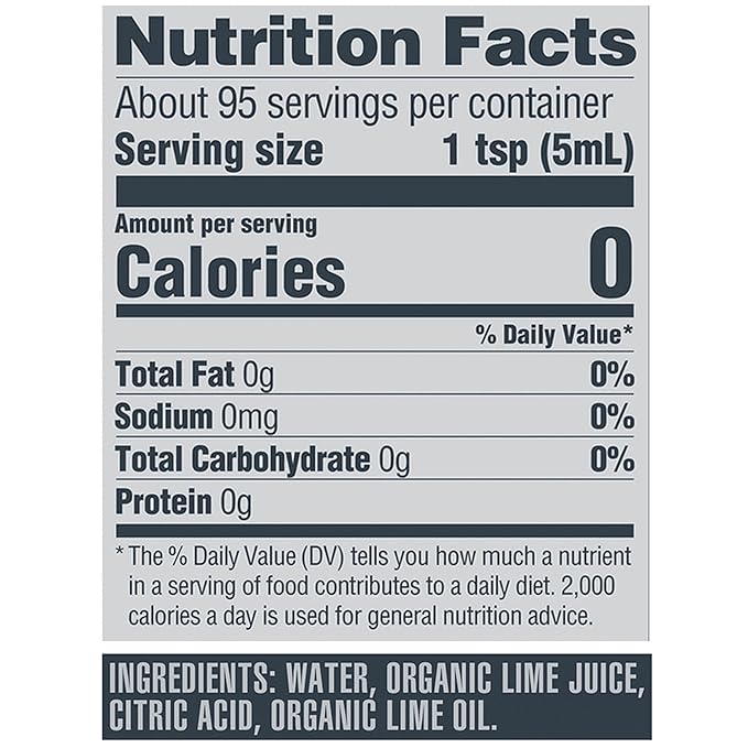 Ingrilli Organic Lime Squeeze 16 Fl Oz Bottle (Pack of 6)