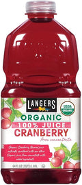 Langers 100% Organic Juice Cranberry 64 Fluid Ounce