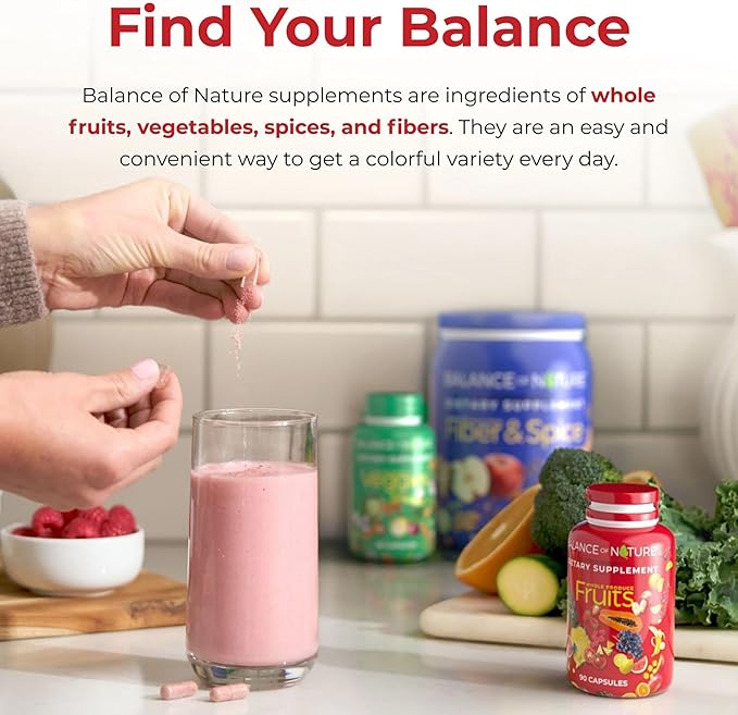 Balance of Nature Whole Fruits Supplement with Superfood Fruits