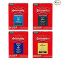 Community Coffee Variety Pack 96 Count Coffee Pods Medium Dark Roast Compatible with Keurig K-Cup Brewers 24 Count (Pack of 4)