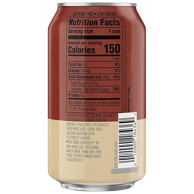 STUBBORN SODA Classic Root Beer 12oz Cans (Two packs of 12)