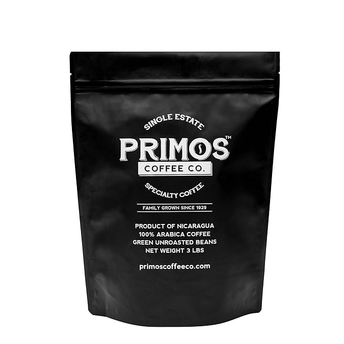3 Lb Single Origin Unroasted Green Coffee Beans Specialty Grade From Single Nicaraguan Estate Direct Trade (Parainema Varietal)