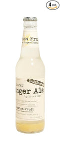 Bruce Ginger Ale Unfiltered Passion Fruit with Yellow Ginger 4 ct