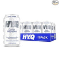 HY.Q Hydration Drink Cool Citrus 12 fl oz (12-Pack) Canned Sports Drink Quality Ingredients for Hydration Sweat Replacement Electrolytes Non-Carbonated Flavored Electrolyte Beverage