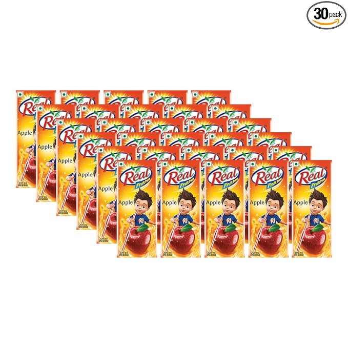 Real Fruit Juice Apple 200ml x 30