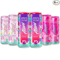 New Alani Energy Drinks Cotton Candy Hawaian Shaved Ice Pink Slush Variety Pack Sugar-Free Low-Calorie 200mg Caffeine Energy Boost Drink 12 fl oz (Pack of 6)