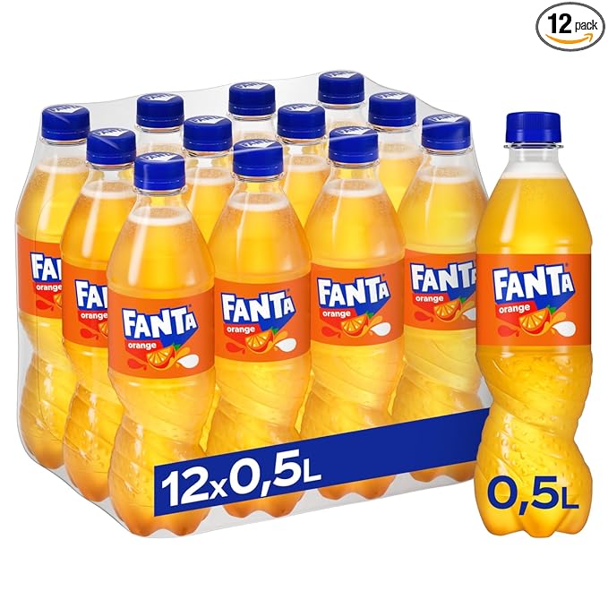 Fanta Orange 500 ml (Pack of 12 x 500 ml)