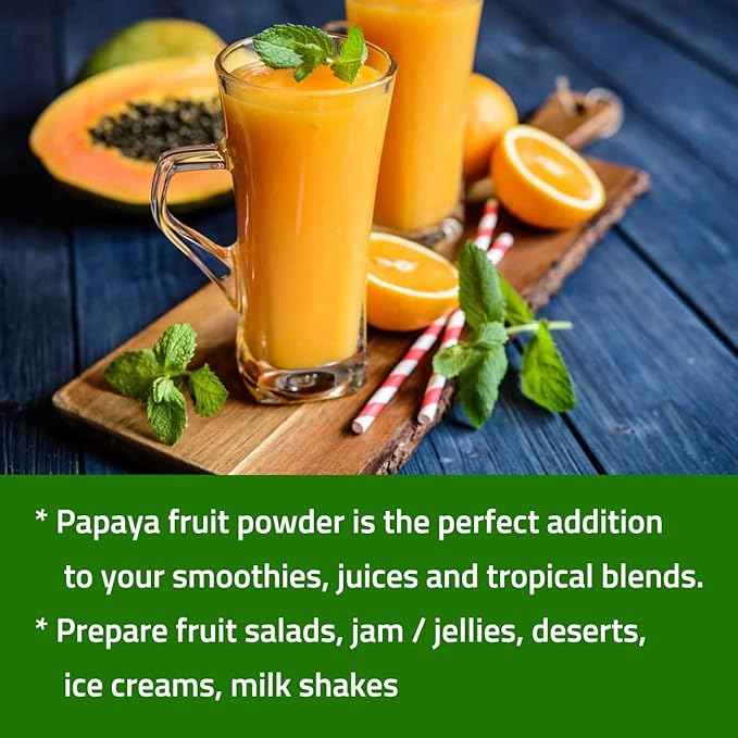 Pomegranate Juice Powder 227g Papaya Fruit Powder 227g