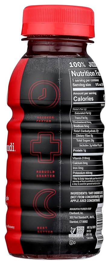 Cheribundi Energy Drink Cherry Juice 8 Ounce (Pack of 12)