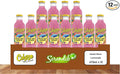Calypso Lemonade Island Wave Lemonade Made with Real Fruit 16 Fl Oz Glass Bottles (Pack of 12)