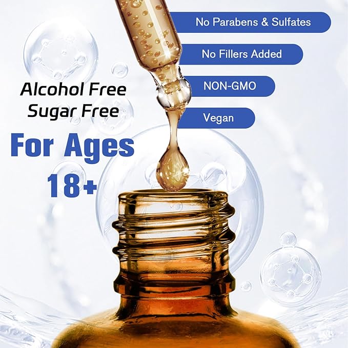 Totaria cortisol Supplement Liquid Drops Hormone Balance for Women Men with Magnesium ComplexAshwagandhaRhodiola RoseaL TheaninePhosphatidylserine Supplements Mood Focus Sleep Support 2 FL.OZ