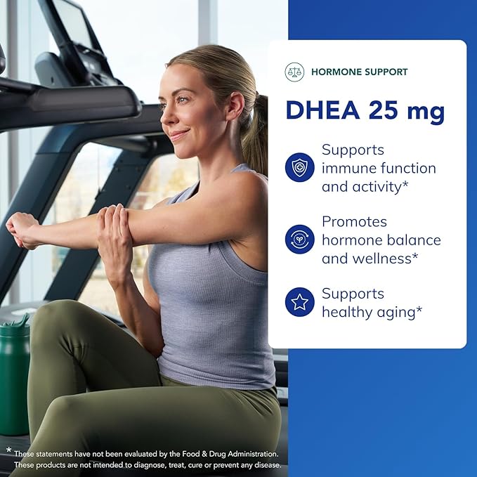 Pure Encapsulations DHEA 25 mg - Supplement for Immune Support Hormone Balance Metabolism Support and Energy Levels* - with Micronized DHEA - 60 Capsules