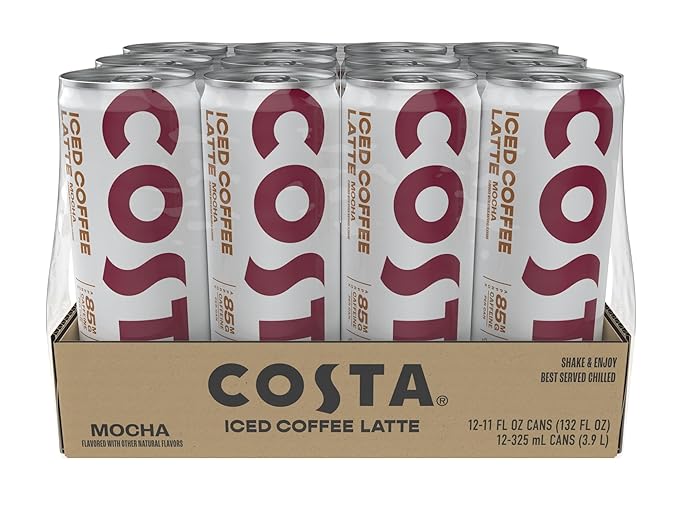 Costa Iced Coffee Latte Mocha 11oz 12pk