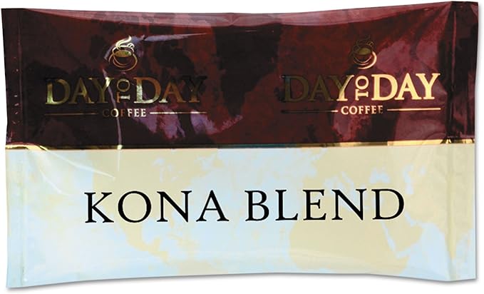 Day to Day 23002 100% Pure Coffee Kona Blend 1.5 oz Pack 42 Packs/Carton