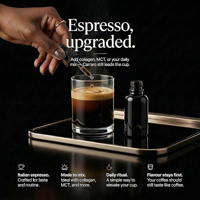 CARRARO Variety Pack - 100 Espresso Capsules Compatible with Nespresso Original Line Machines - Medium &amp Dark Roast Coffee Pods Aluminum Capsules 10 Packs Made in Italy (Premium Gift Box Not Inc