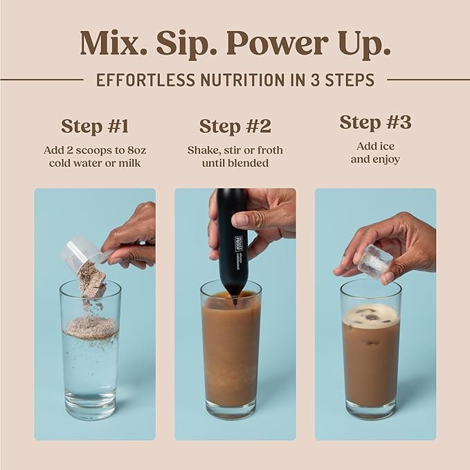 Bulletproof Iced Protein Coffee Vanilla 12g Whey Protein + MCT Oil 170mg Caffeine Instant Coffee from Real Beans Tested for Toxins No Artificial Flavors &amp Sweeteners 14 Servings