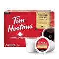 Tim Hortons Original Blend Medium Roast Coffee Single-Serve K-Cup Pods Compatible with Keurig Brewers 100ct K-Cups
