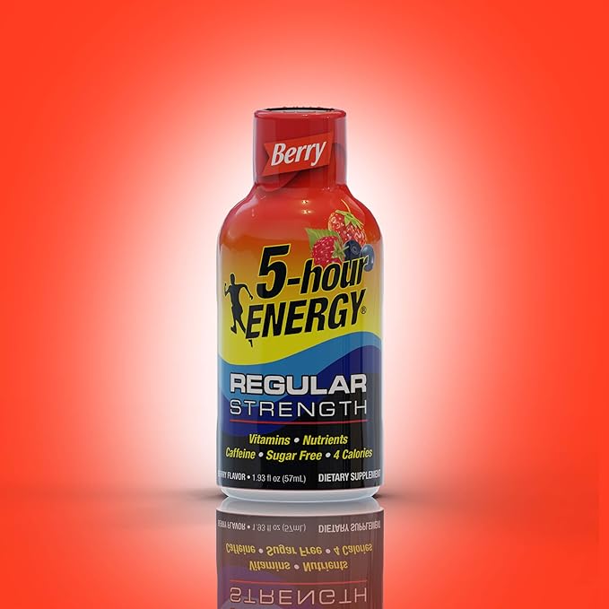 Living Essentials 5 Hour Energy Supplements Berry 12 Count