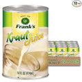 Frank’s Kraut Juice 14oz Cans (12 Pack) – Tangy Sauerkraut Juice from Naturally Fermented Cabbage | Gluten-Free Vegan Shelf-Stable | Great for Drinking Cooking &amp Gut Health