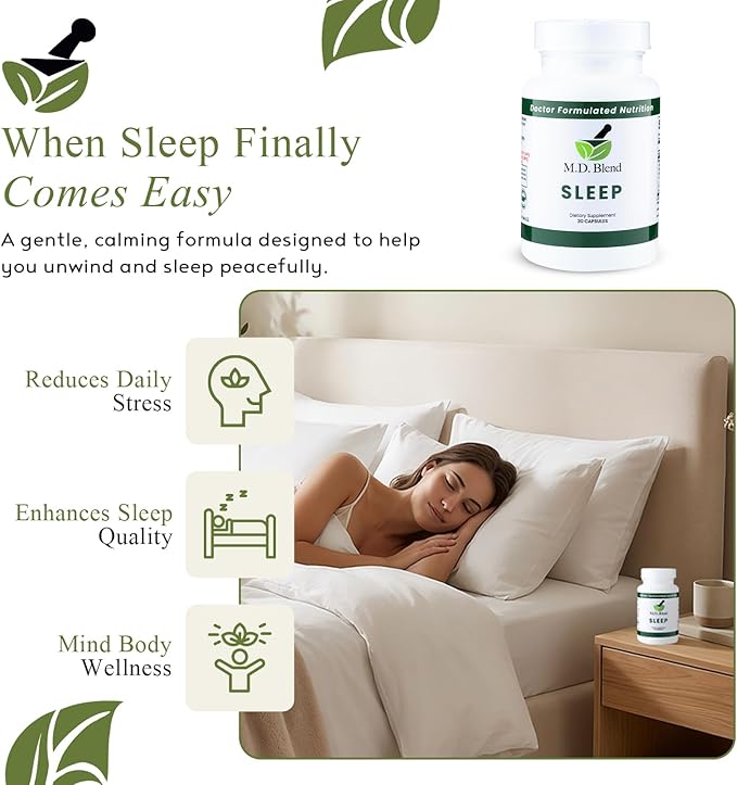 Sleep - Natural Sleep Aids for Adults with l theanine Supplement Ashwagandha Magnesium Valerian Root Melatonin - Non-Habit Forming Formula for Rejuvenating - 90 Capsules (Pack of 3)
