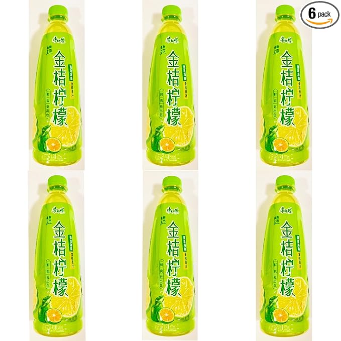 Kumquat Lemon Flavored Beverage 500ml6 Bottles 金桔柠檬