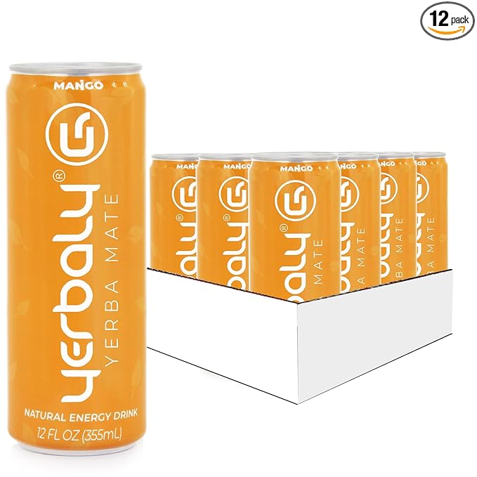 Yerbaly Mango Natural Energy Drink