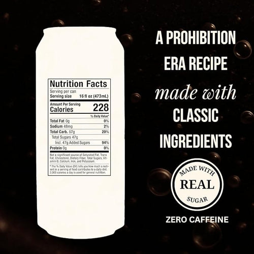 1919 Draft Root Beer 16oz Can Real Sugar Real Vanilla Classic American Root Beer 12-Pack