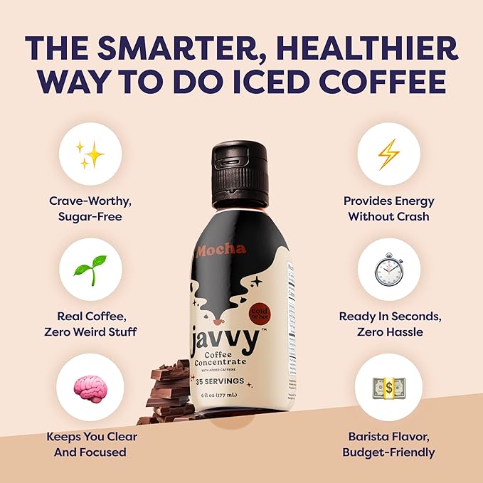 Coffee Concentrate - Cold Brew Coffee Perfect for Hot or Iced Instant Coffees Hot Drinks Cold Brew Concentrate 2 Pack - Mocha