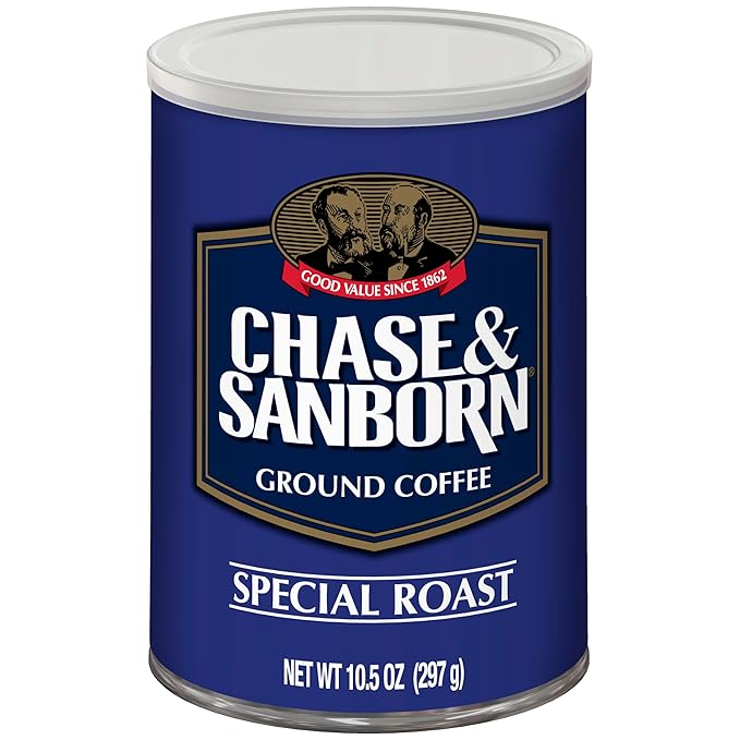 Chase &amp Sanborn Coffee Special Roast Ground Coffee Medium Roast 10.5oz Can Pack of 6