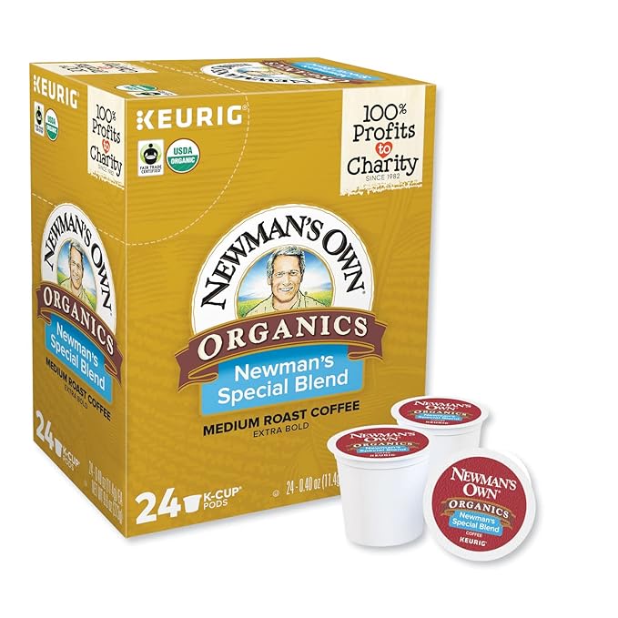 Newman's Own Organics K-Cup Portion Pack for Keurig K-Cup Brewers Newman's Own Special Blend (Pack of 96) (Packaging may vary)