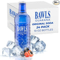 BAWLS Guarana Original - Guarana Fueled Soda for Energy High Energy Caffeinated Drink 10oz 24 Pack Glass Bottles