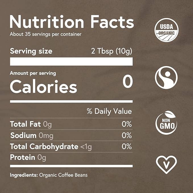 Fabula Organic Coffee for French Press Low Acid Coffee Freshly Ground - Non-GMO - No Mold - Mycotoxins Pesticides Free - Single Origin - 12 oz