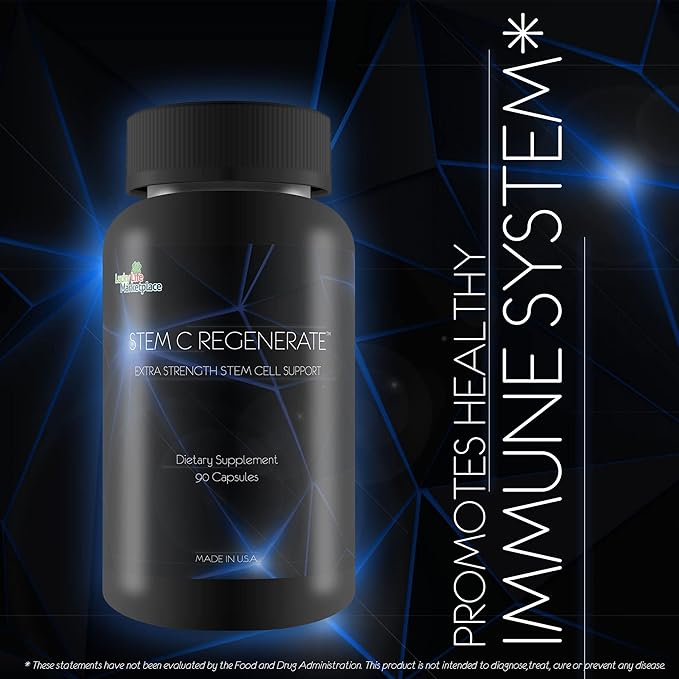 Stem C Regenerate - Natural Stem Cell Support - Help Support Boosted Natural Stem Cells Aid Reduced Oxidation and Occasional Swelling - Best Stem Cell Supplements Self Proclaimed