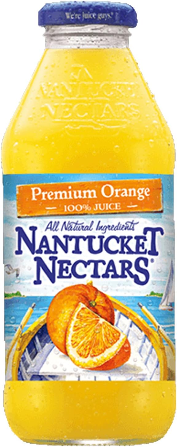 Nantucket Nectars - Premium Orange - 15.9 oz (12 Plastic Bottles)