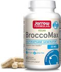 Jarrow Formulas BroccoMax Sulforaphane Generator 35 mg Sulforaphane Glucosinolate &amp Myrosinase Broccoli Seed Supplement for Liver Health Support 60 Delayed Release Veggie Capsules 30 Day Suppl